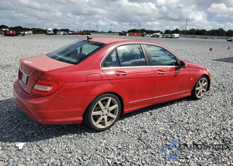 2012 Mercedes-Benz C 250 from USA, damaged, VIN WDDGF4HB3CA671256